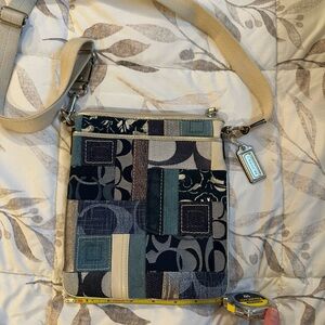 Coach Jean Patchwork Crossbody Bag with Adjustable Strap